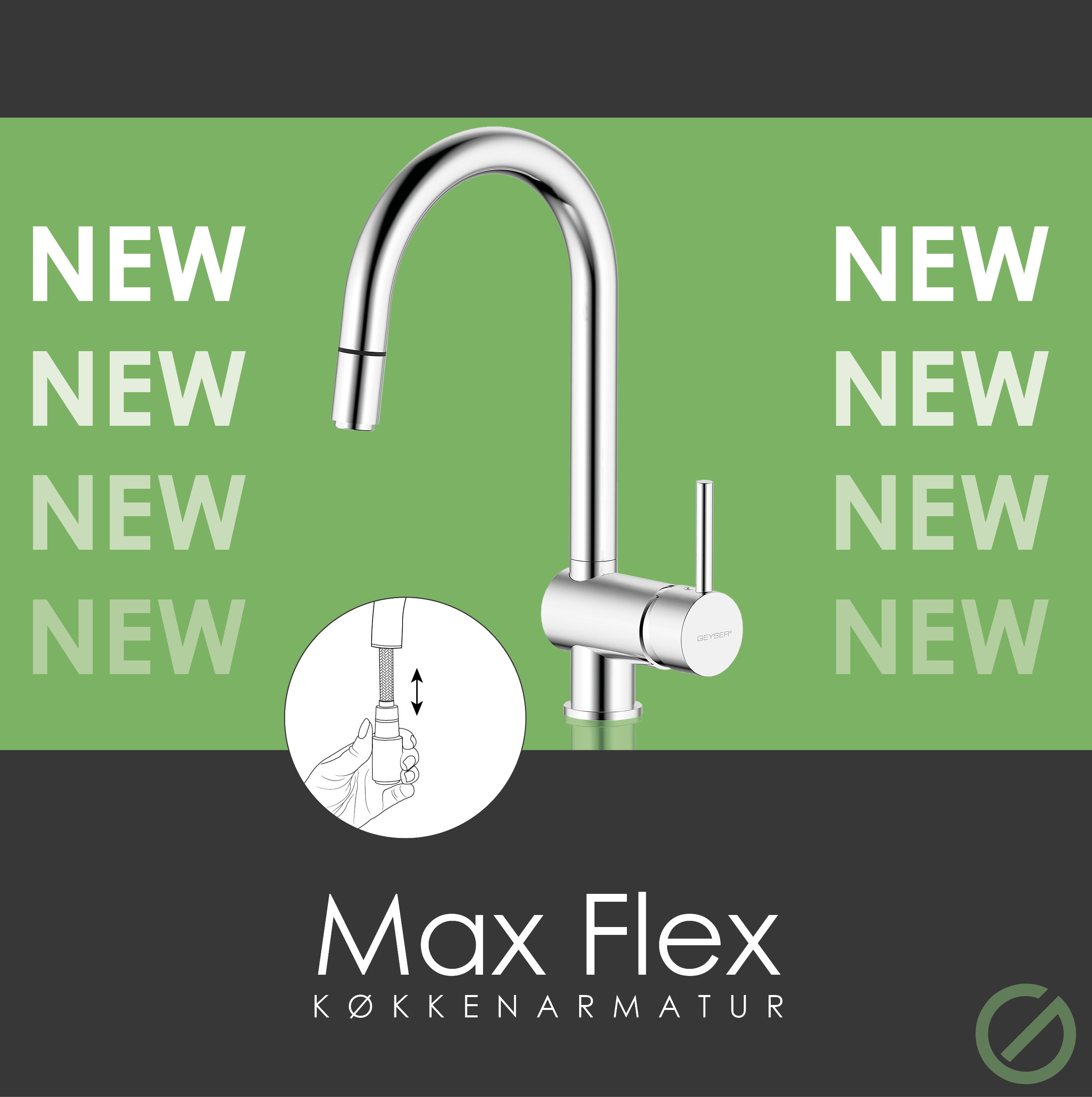 GEYSER® Max Flex køkkenarmatur