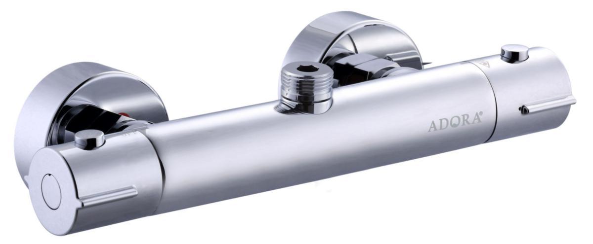 ADORA® Termostatarmatur, krom - ADORA Exigo UP, 3/4"gevind termostatarmatur ECO, krom