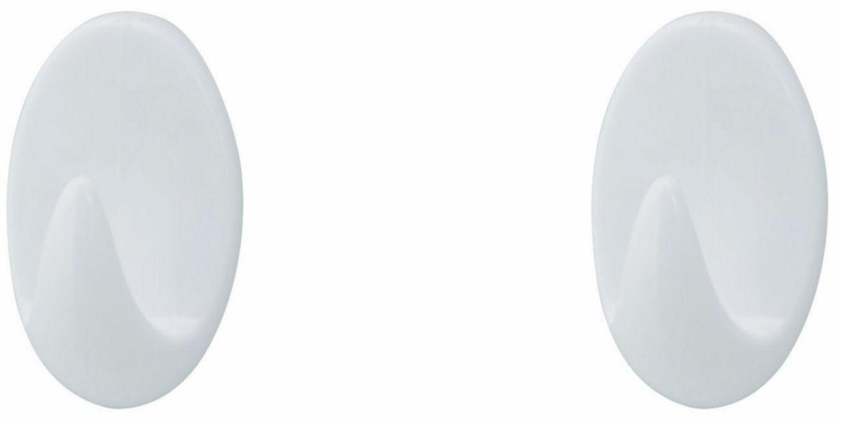 TARGET® ovale kroge - TARGET ovale kroge large 2 stk. hvid