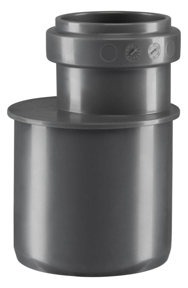 Grå PP reduktion - høj model - Reduktion 50x32 mm PP grå - høj model