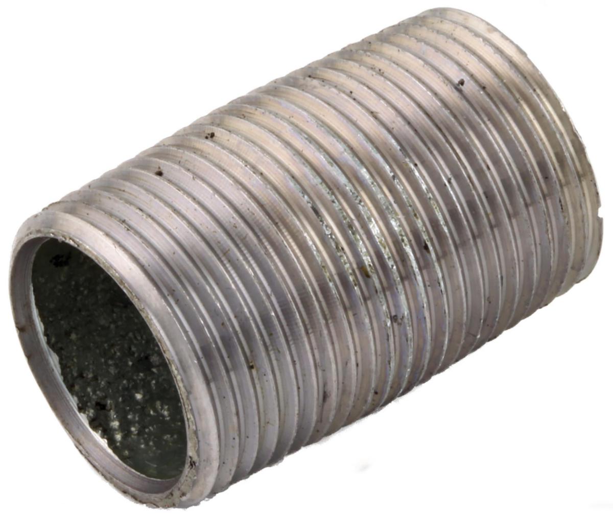 Galvaniseret nippelrør - Nippelrør 1/2" x 100 mm galv.