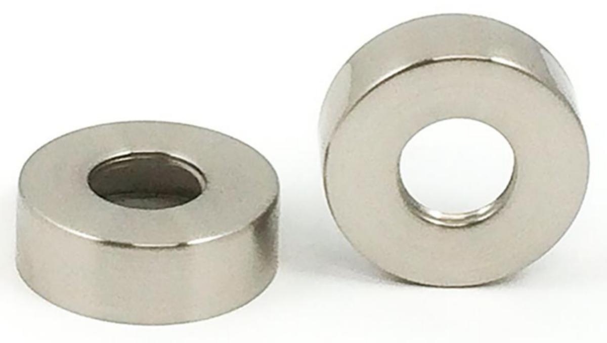 Vægroset cylindrisk - Vægroset 3/4" til brusearmtur Ø60x20mm cylind. 2 stk. steel