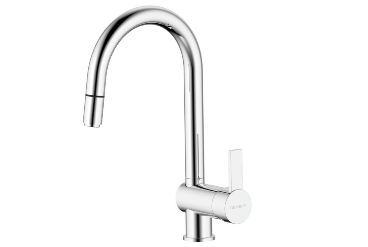 GEYSER® Max Flex køkkenarmatur - GEYSER Max Flex køkken armatur krom