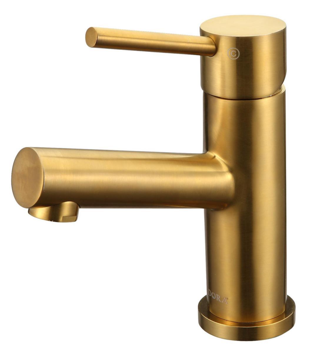 ADORA® Imperia Håndvaskarmatur - ADORA Imperia HV.armatur inkl. push pop up, Gold brushed