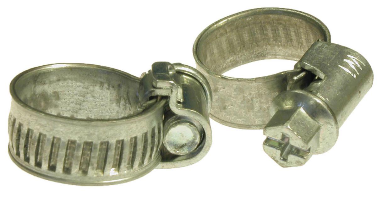 Spændebånd 2 stk. - Spændebånd 1/2" 12-22 mm rustfrit stål 2 stk.
