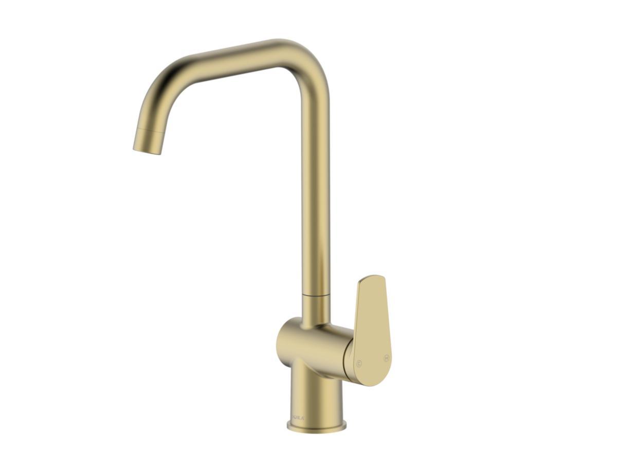ADORA® Flumina L Køkkenarmatur - ADORA Flumina L Køkkenarmatur Børstet guld