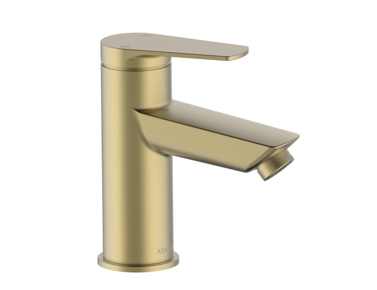 ADORA® Flumina S HV. armatur - ADORA Flumina S HV. armatur kold start Børstet guld