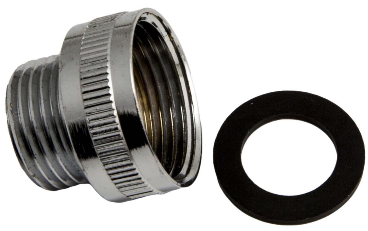 Overgang 3/4" indv. x 1/2" udv. - Overgang 3/4" indv. 1/2" udv. krom