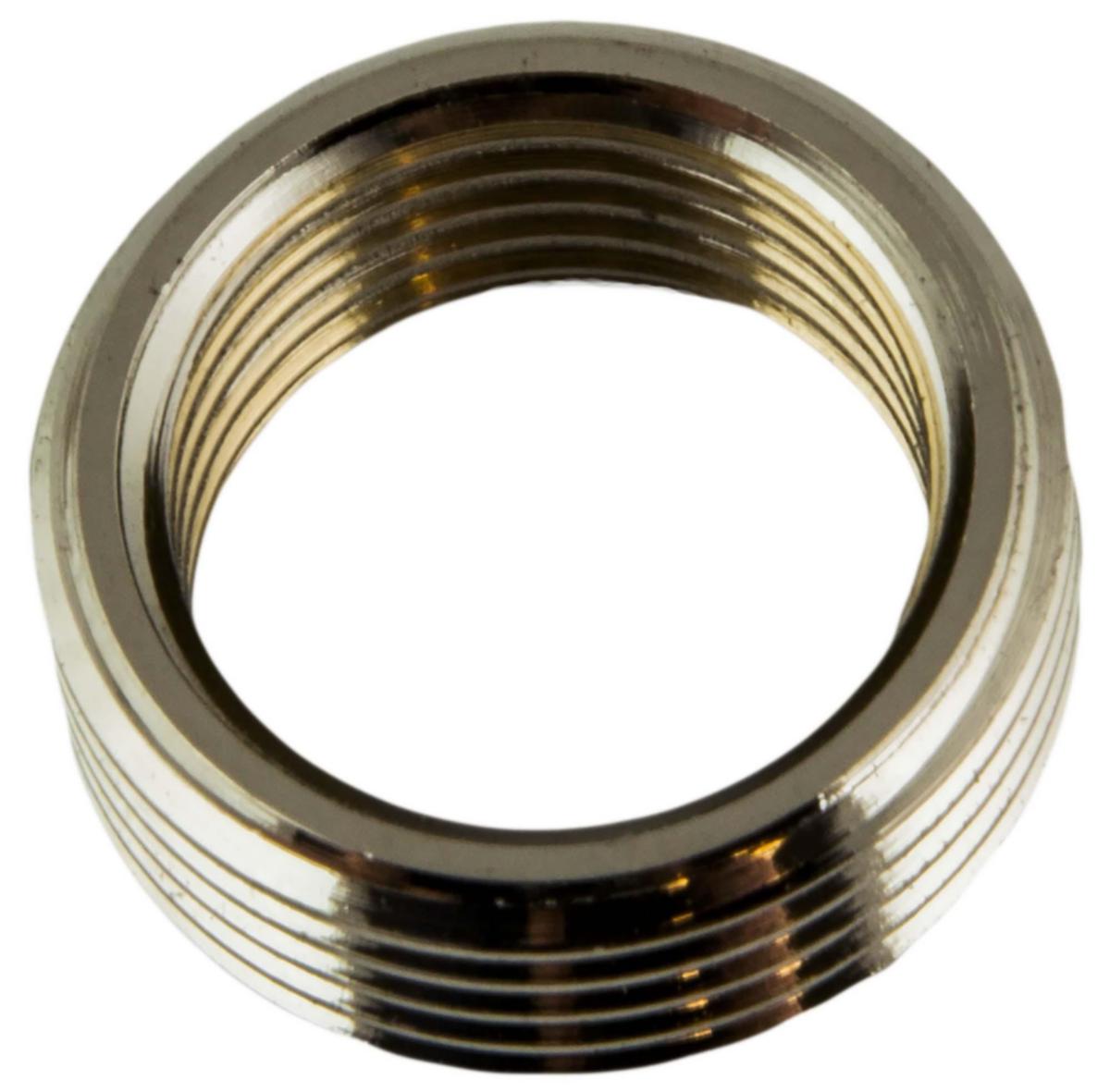 Gevindring 1/2" x 3/4", krom - Gevindring 1/2" x 3/4" krom