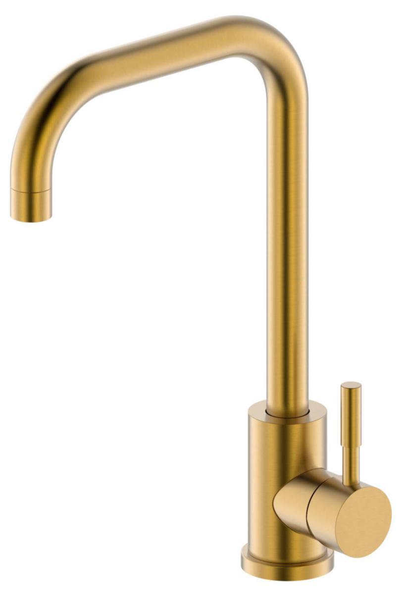 GEYSER® Bravo køkkenarmatur - GEYSER Bravo L køkkenarmatur rustfrit stål Gold brushed PVD