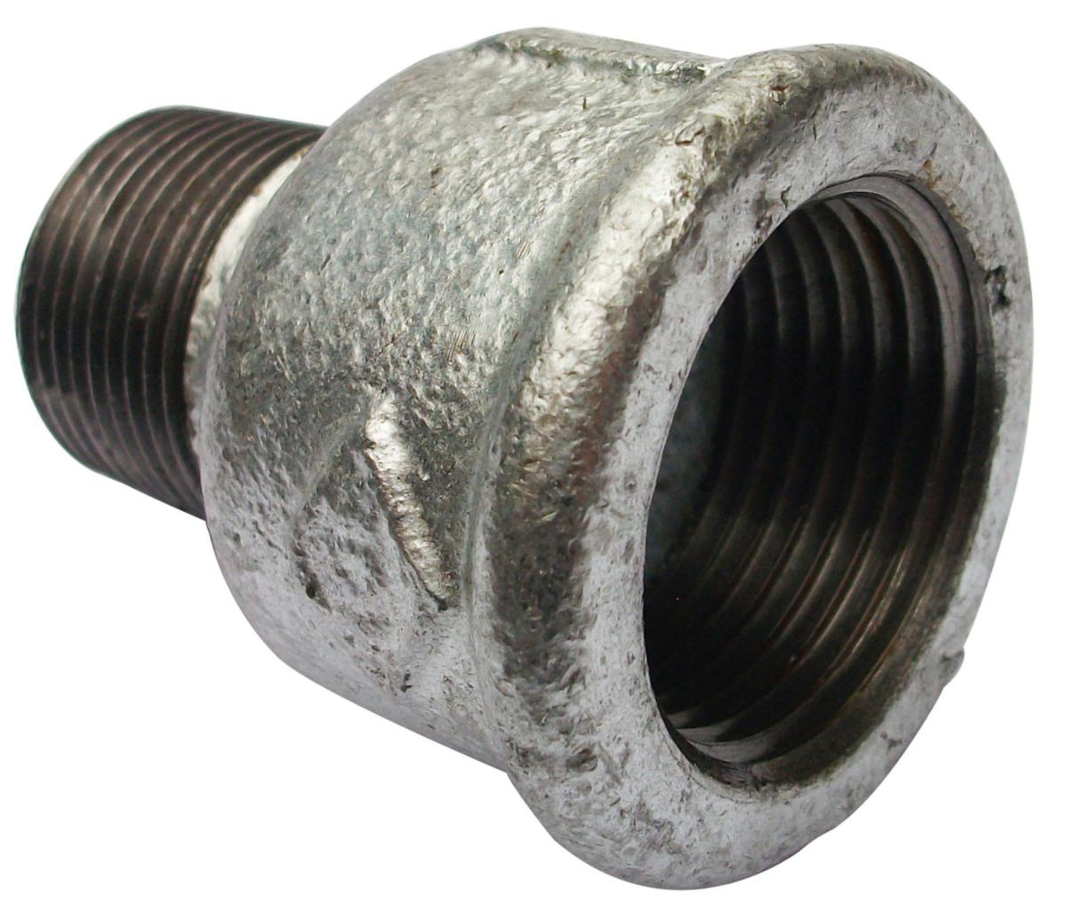 Galvaniseret spidsmuffe - Spidsmuffe 3/4"x1/2" galv. nr.246