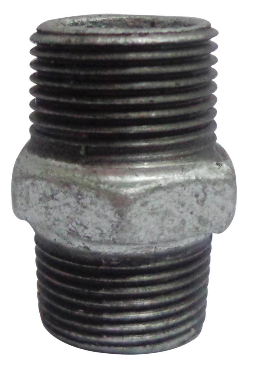 Galvaniseret brystnippel - Brystnippel 1/2" galv. nr.280