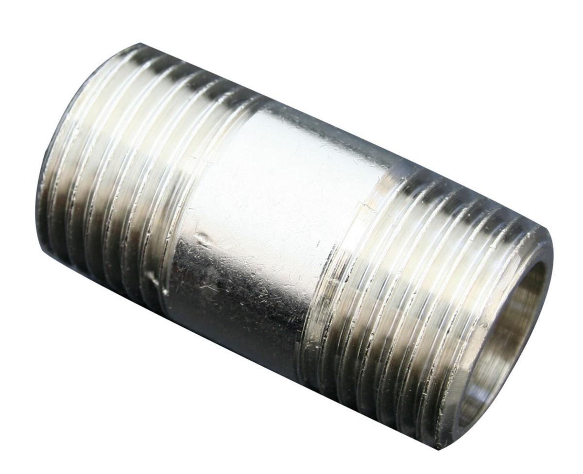 Krom nippelrør - Nippelrør 1/2"x40 mm krom