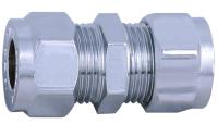 Klemring fittings, krom kobling