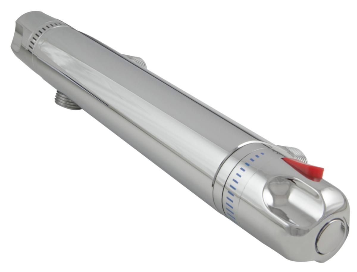 TARGET® Lux termostatarmatur - TARGET Lux termostatarm. CC160 med gummispindel, krom