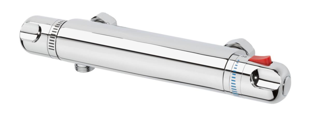 TARGET® Variant 2 termostatarmatur - TARGET Variant 2 termostat armatur gummispindel, krom