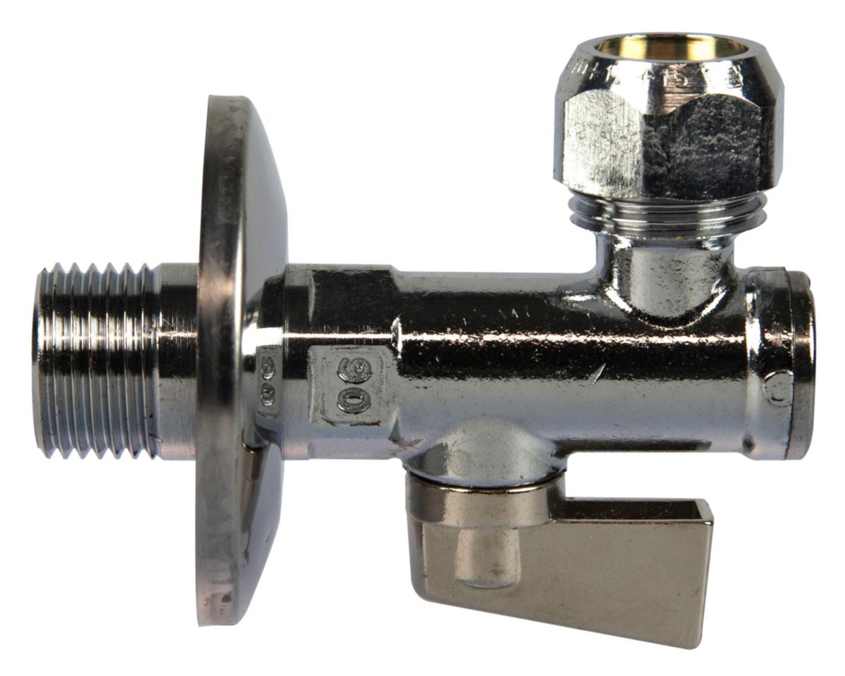 Vinkelventil med filter 1/2" x 10 mm - Vinkelventil med filter 1/2 x10 mm krom
