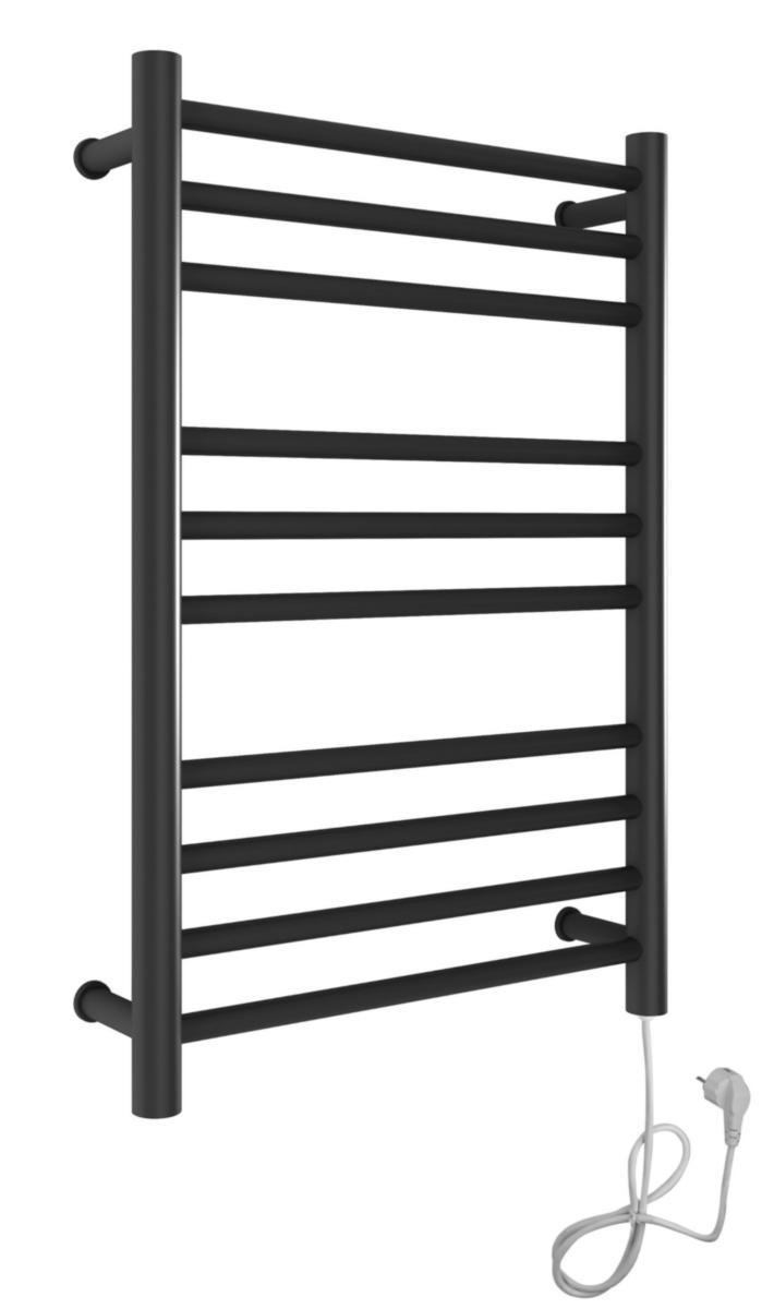 ADORA® håndklædetørrer rustfrit stål - ADORA el-håndklædetørre 85watt 78x50 cm sort rustfrit stål