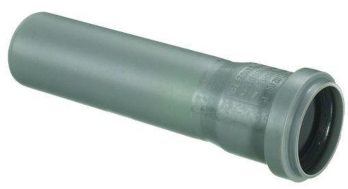 Grå PP rør - Rør 50x1000 mm PP grå