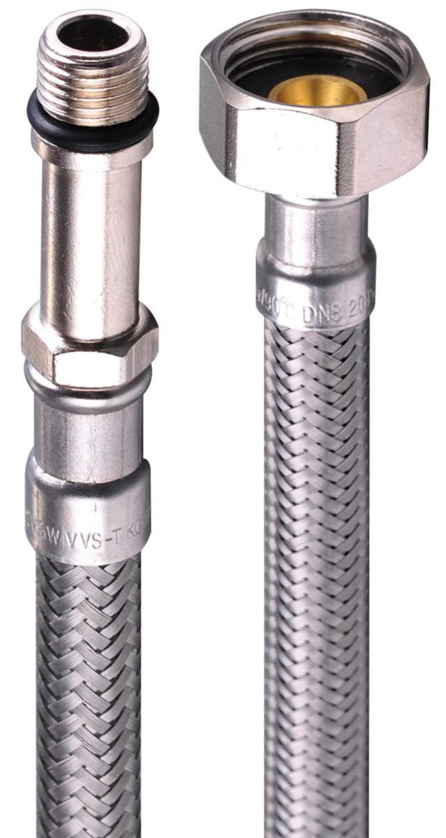 KOMBI FLEX® armaturslange M10 x 1/2" omløber - KOMBI FLEX armatur slange M10x1/2" omløber 50 cm