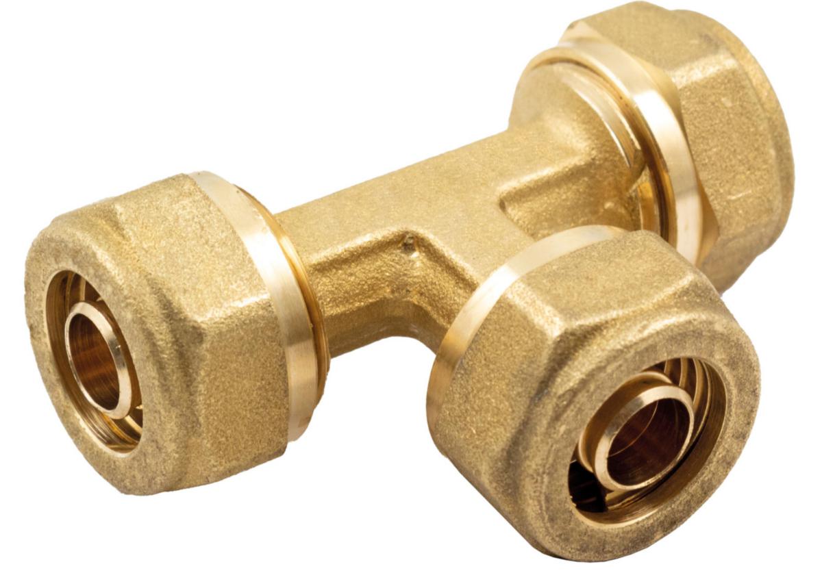 Tee klemring til PEX rør - Tee klemring til PEX rør 15 x 15 x 15 mm