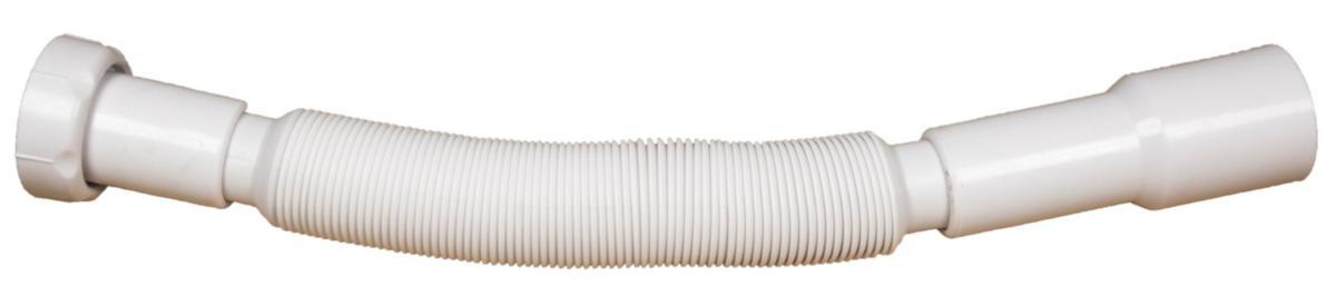 Afløbsslange til håndvask fleks, 1 1/4"x32/40 mm - Afløbsslange t/ håndvask fleks 1 1/4"x32/40 mm maks L:80 cm