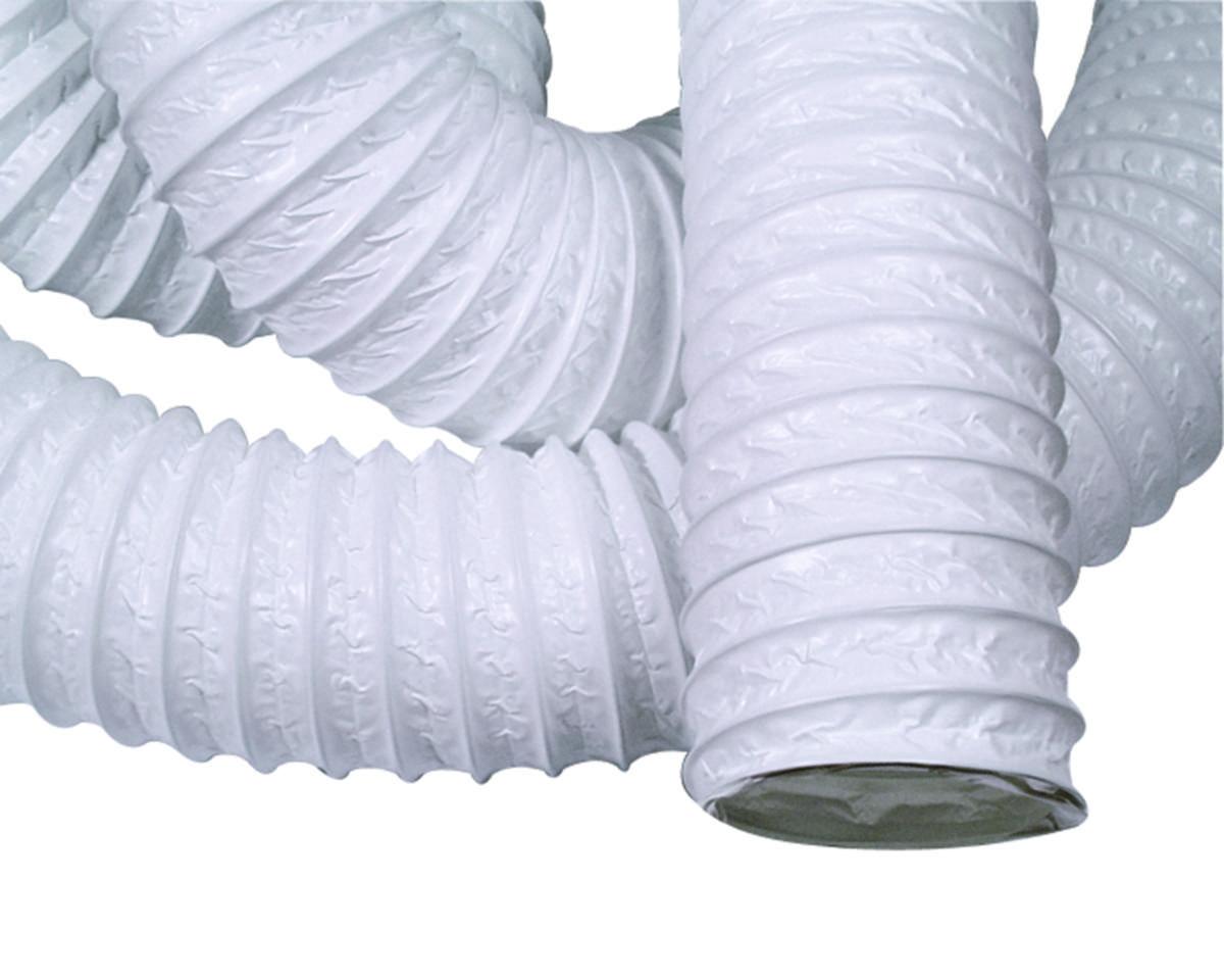 Klimair Hvide flexslanger - Flexslange 112 mmx15 mtr hvid