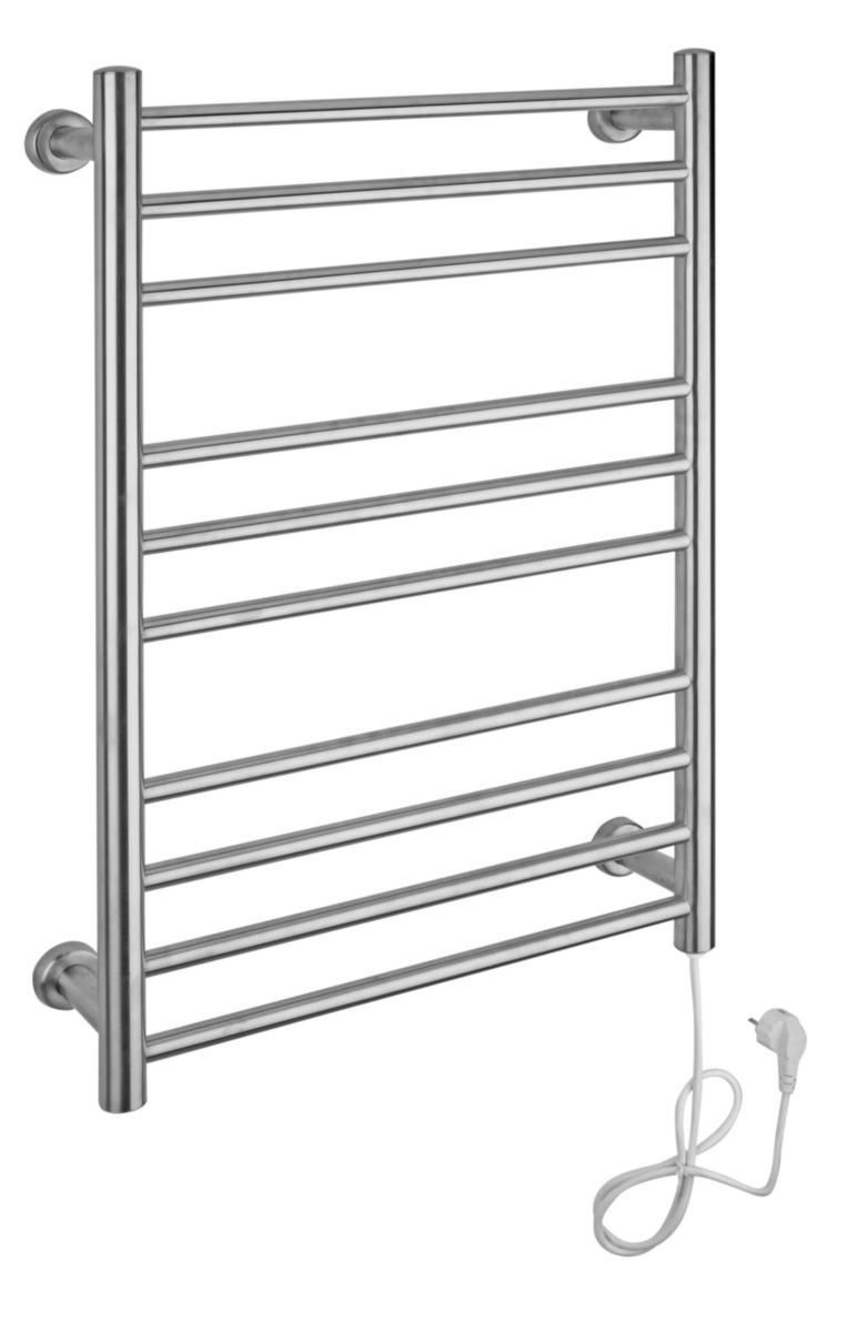 ADORA® håndklædetørrer rustfrit stål - ADORA el-håndklædetørre 85watt 78x50 cm børstet rustfrit stål